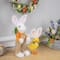10" Yellow Easter Duckling Accent with Rabbit Ears